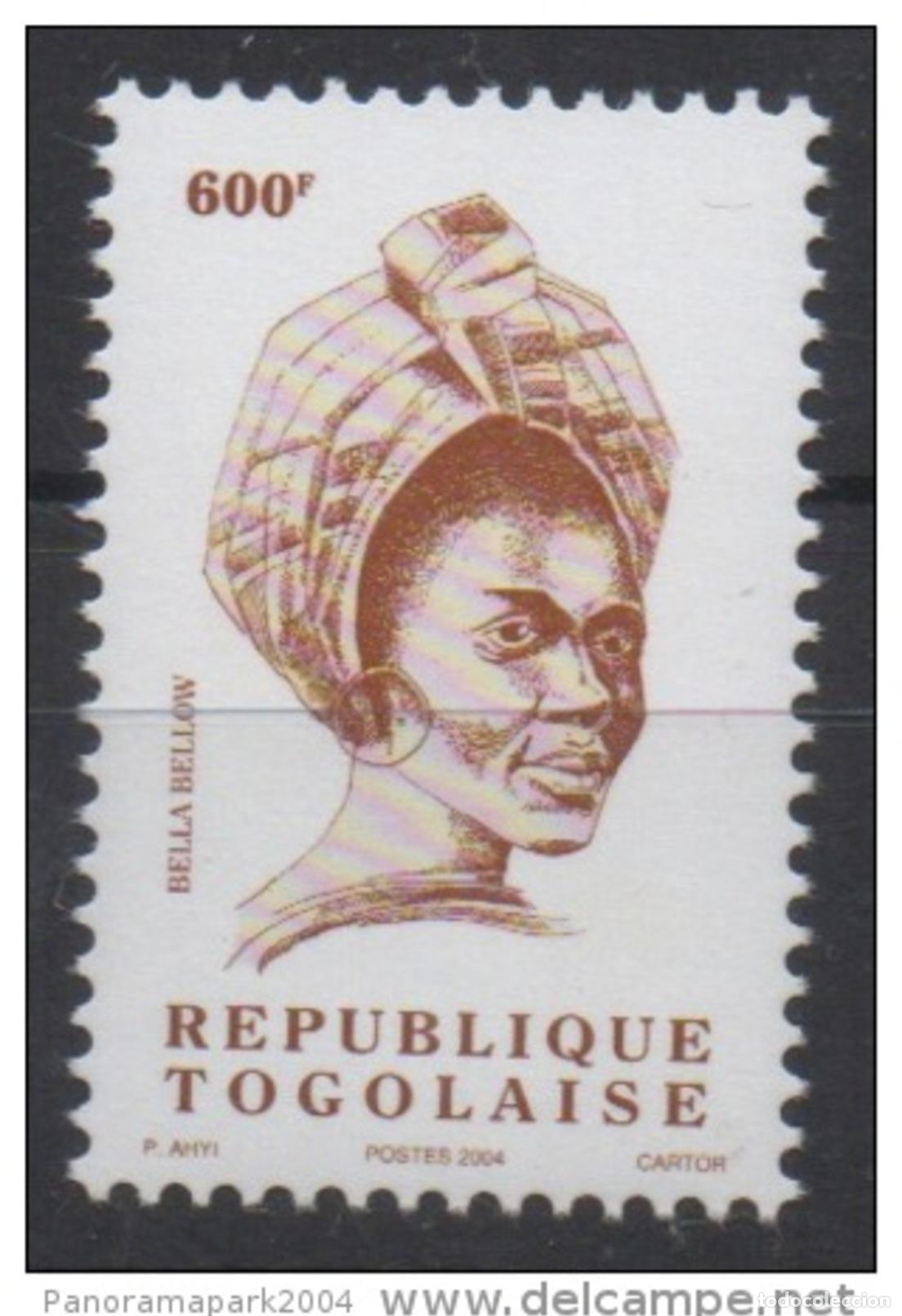 Sellos: Togo 2004 - mayo. A3364 Serie actual BELLOW 600F MNH