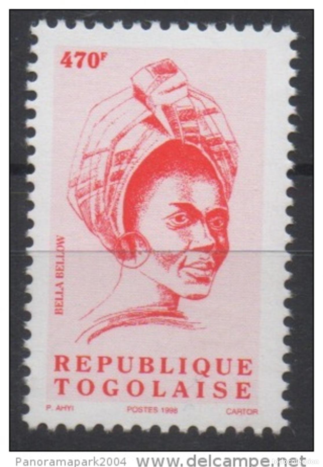 Sellos: Togo 1998 - Mi. 2856 Serie actual BELLA BELLOW 470F