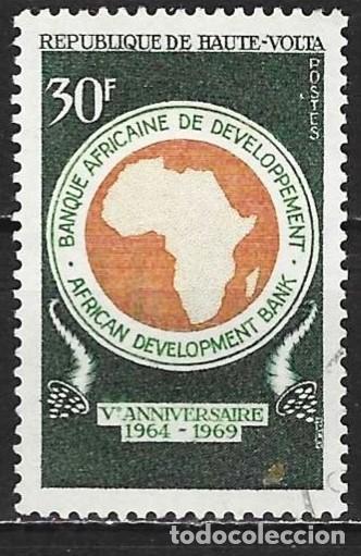 Sellos: Alto Volta 1969 - Mi 272 - YT 203 - El Banco Africano de Desarrollo