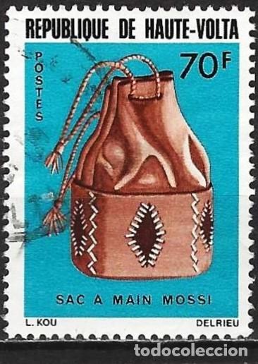 Sellos: Alto Volta 1977 - Mi 666 - YT 407 - Bolso Mossi