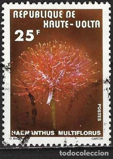 Sellos: Alto Volta 1977 - Mi 667 - YT 417 - Flores
