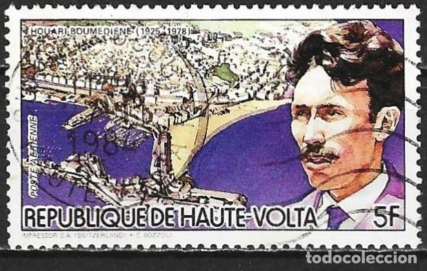 Sellos: Alto Volta 1984 - Mi 939 - YT A 260 - Houari Boumedienne (A&eacute;reo )