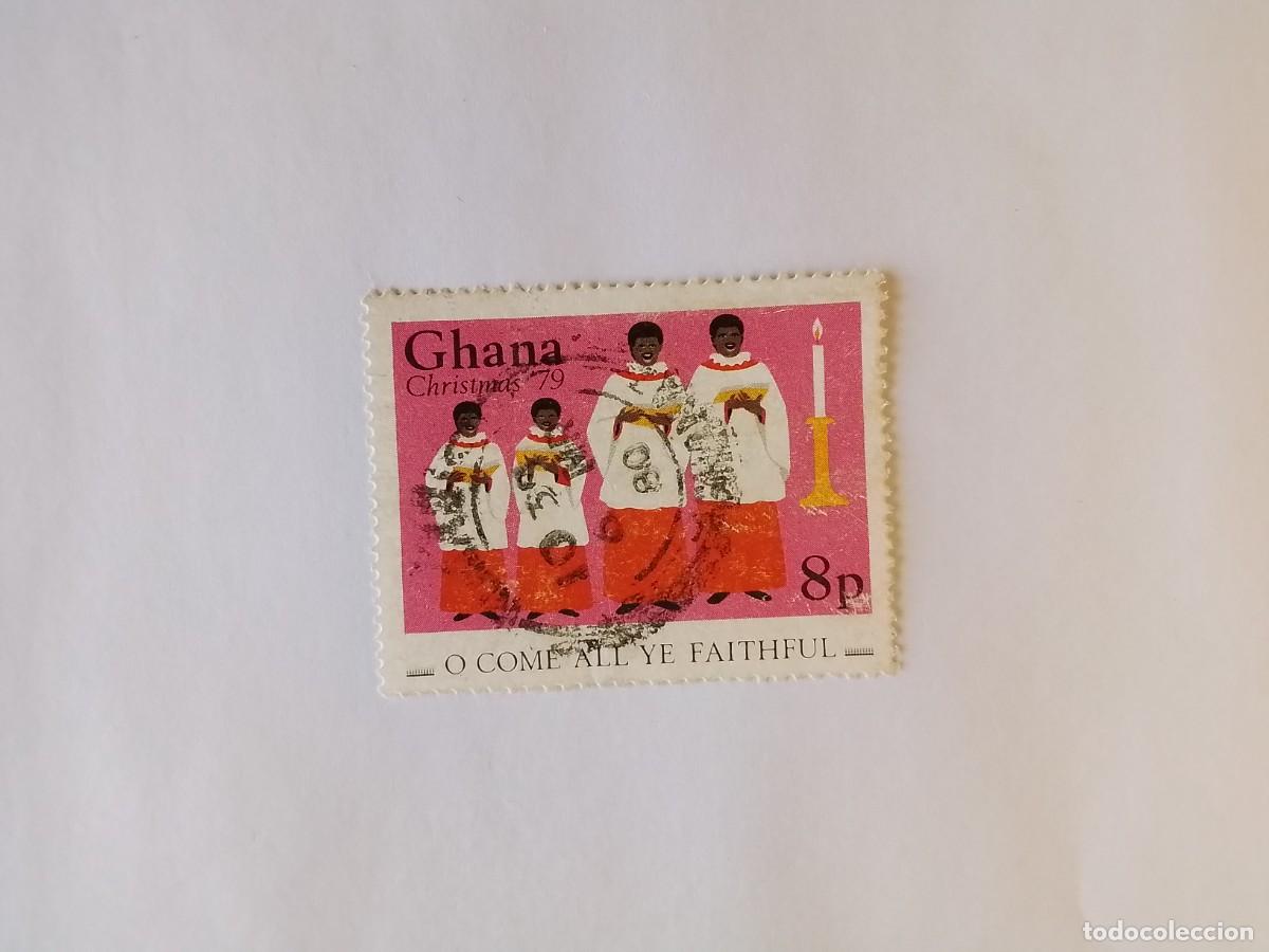 Sellos: A&Ntilde;O 1979 GHANA SELLO USADO