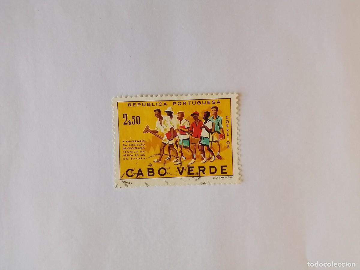 Sellos: A&Ntilde;O 1960 CABO VERDE SELLO USADO