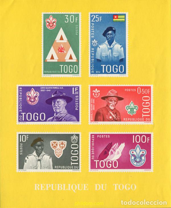 Sellos: 574674 MNH TOGO 1961 ESCULTISMO