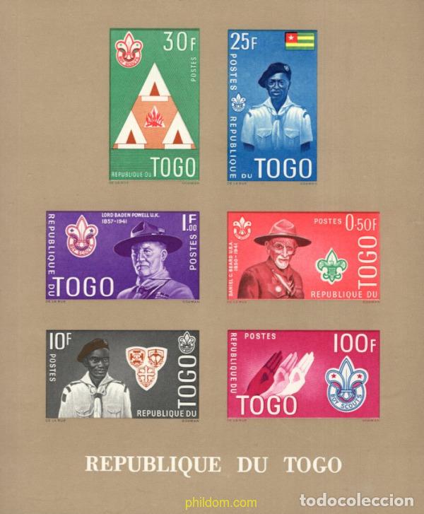 Sellos: 263292 MNH TOGO 1961 ESCULTISMO