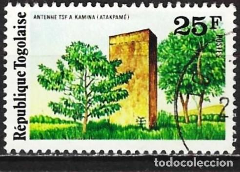 Sellos: Togo 1975 - Mi 1088 - YT 832 - Emisora de radio, Kamina
