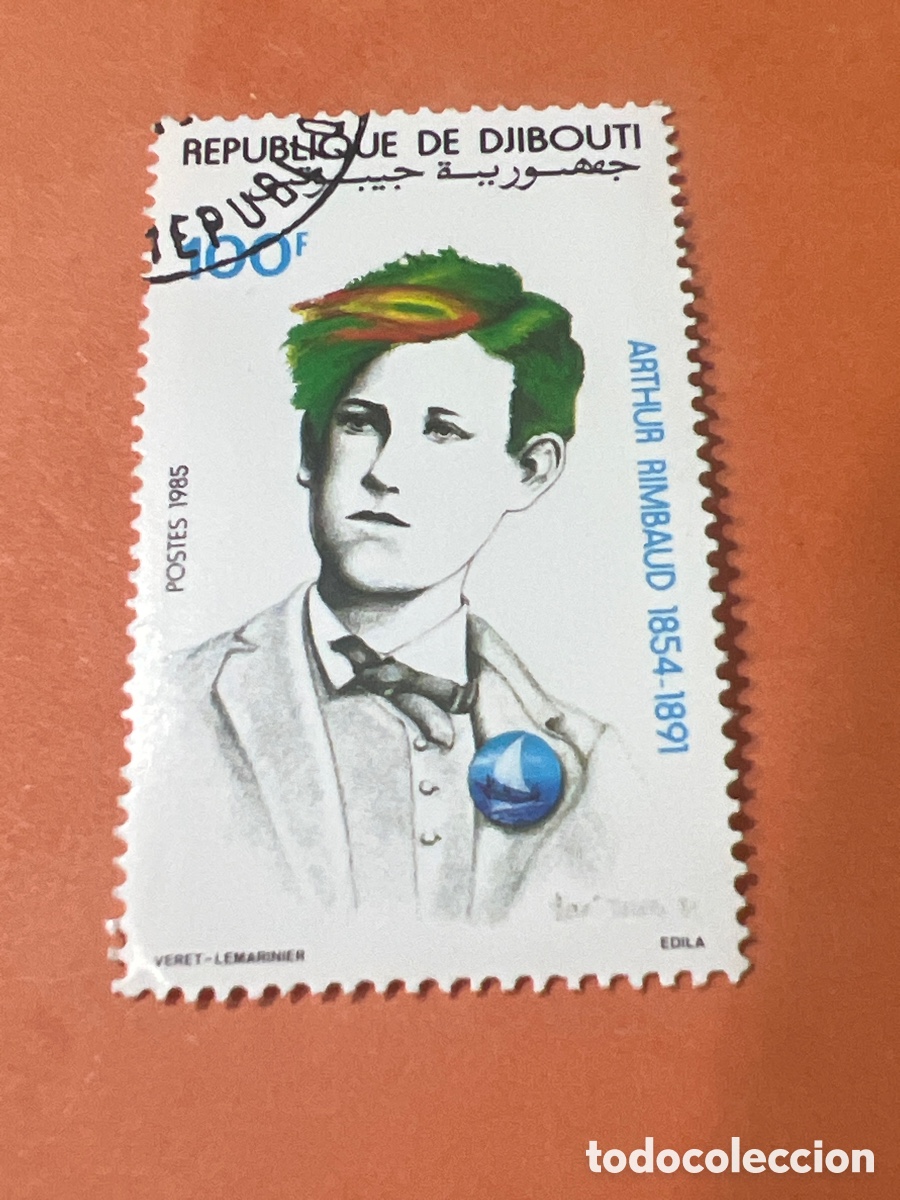 Sellos: S51. SELLO DE AFRICA - Djibouti - ARTHUR RIMBAUD 1854 -1891