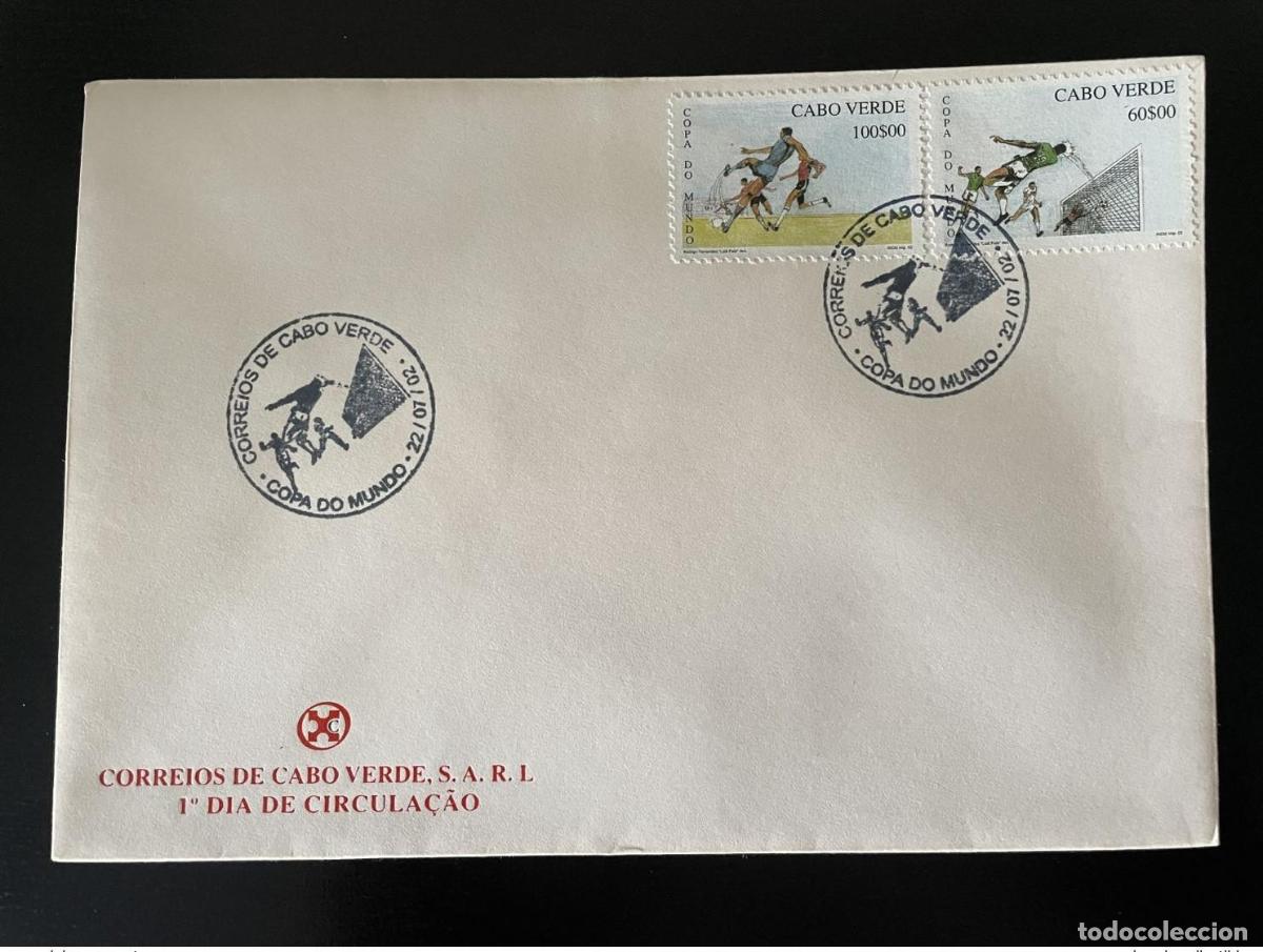 Stamps: Cabo Verde 2002 Mi. 807 - 808 FDC Copa Mundial de la FIFA Corea Jap&oacute;n