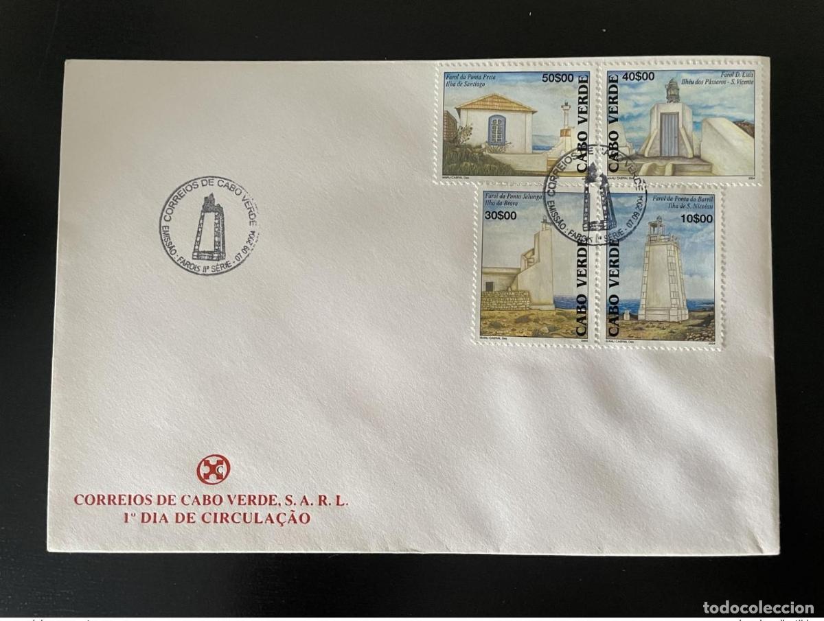 Stamps: Cabo Verde 2004 Mi. 855 - 858 FDC Faro de Farois Farol Leuchtturm