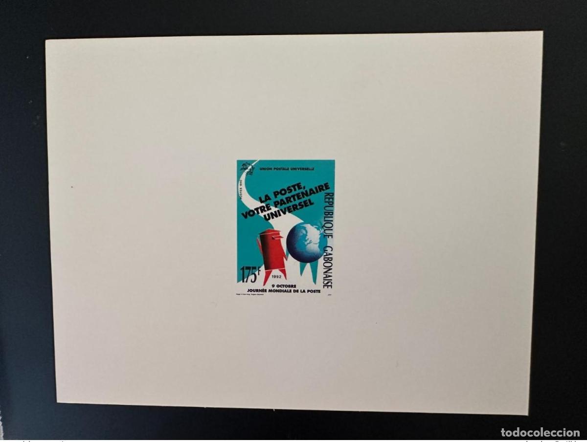 Sellos: Gab&oacute;n 1992 Mi. 1126 Evento de lujo D&iacute;a Mundial del Correo UPU