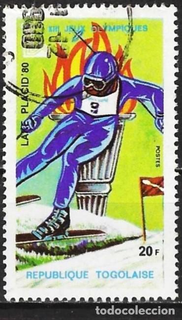 Sellos: Togo 1979 - Mi 1380 - YT 971 - Juegos ol&iacute;mpicos de Lake Placid : Esqu&iacute;