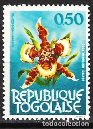 Sellos: Togo 1964 - Mi 385 - YT 394 - Flor : Orqu&iacute;dea