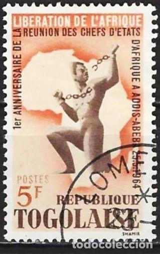 Sellos: Togo 1964 - Mi 426 - YT 416 - Libertad de &Aacute;frica