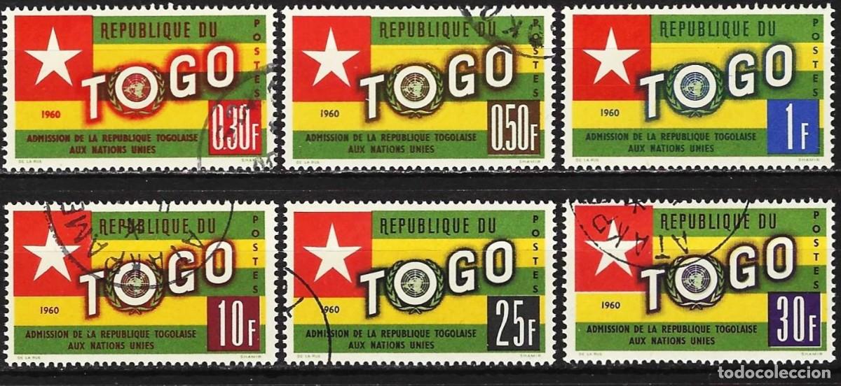 Sellos: Togo 1961 - Mi 298 a 302 - YT 319 a 324 - Admisi&oacute;n en las Naciones Unidas ( Serie completa )