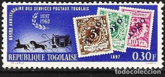 Sellos: Togo 1963 - Mi 356 - YT 371 - Los servicios postales : Diligencia - MNH**