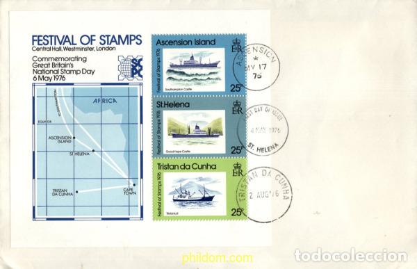 Sellos: 158478 MNH TRISTAN DA CUNHA 1976 DIA DEL SELLO