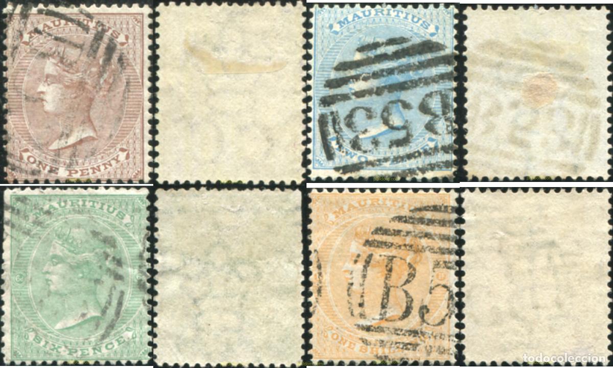Sellos: 767958 USED MAURICIO 1863 VICTORIA