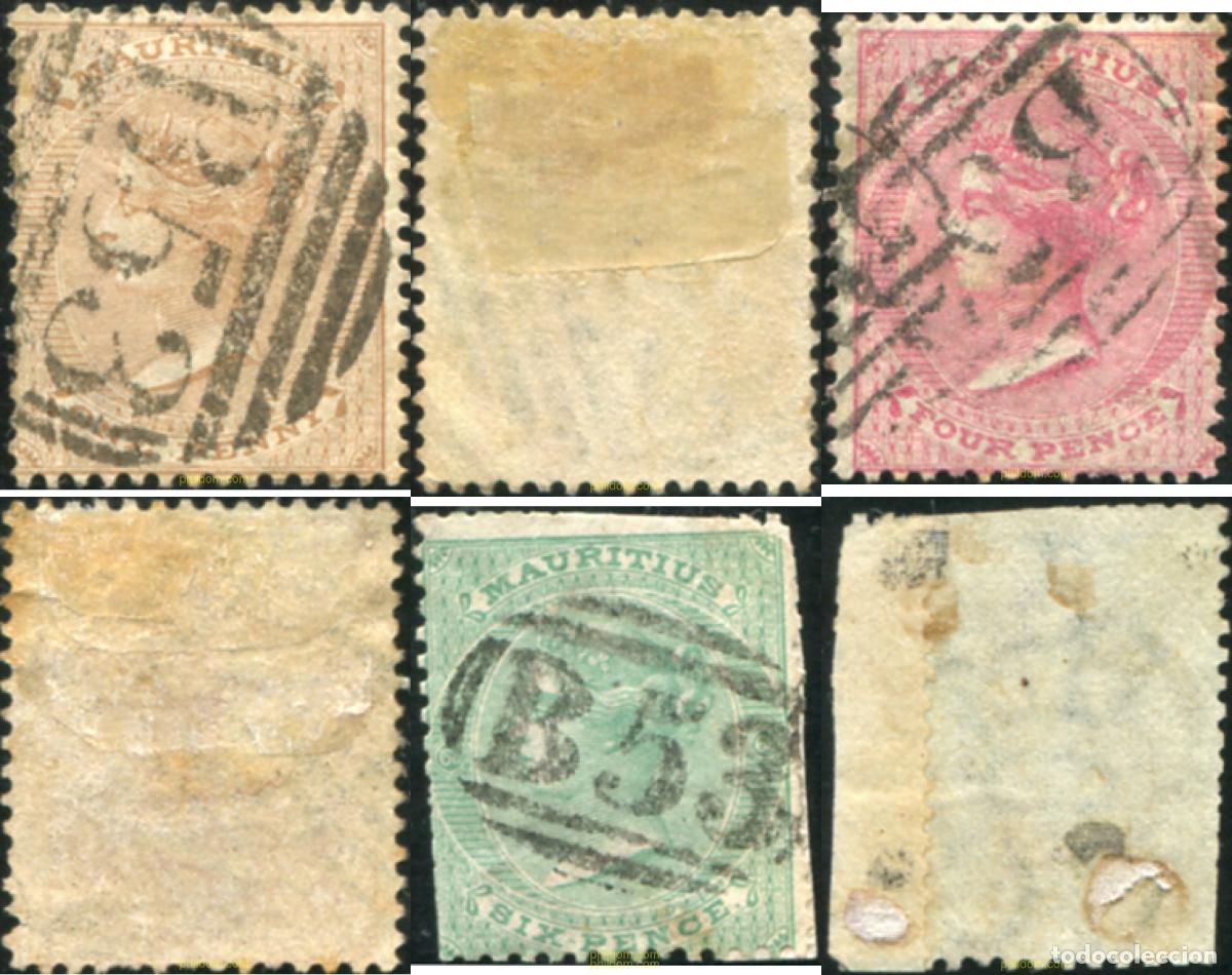 Sellos: 767963 USED MAURICIO 1863 VICTORIA