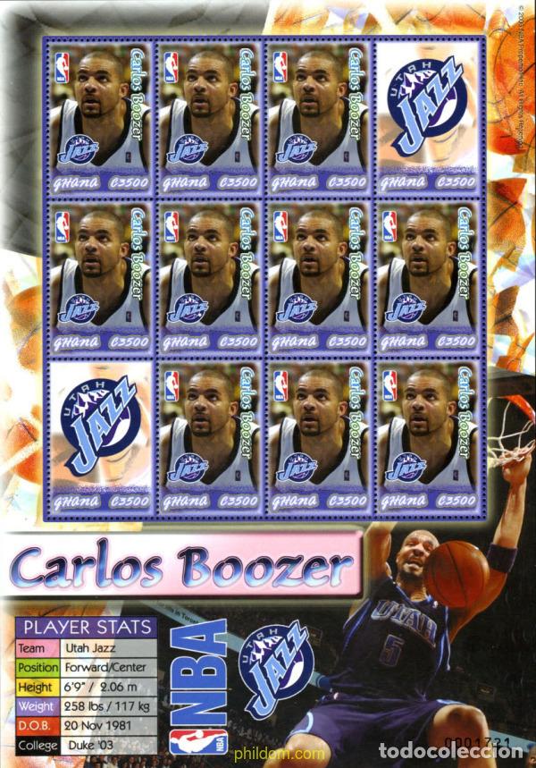 Sellos: 195139 MNH GHANA 2006 LIGA NBA