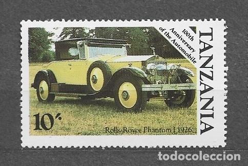 Sellos: Tanzania 1986 - Centenario del autom&oacute;vil Rolls Royce Phantom I - 311** - 2000-10