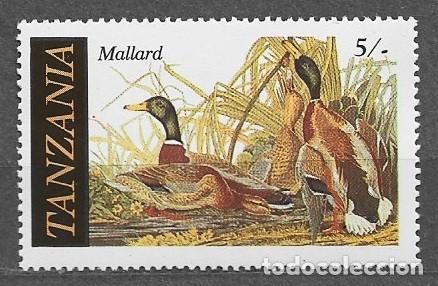 Sellos: Tanzania 1986 - Bicentenario del nacimiento del ornit&oacute;logo Jean Jacques Audubon - 315** - 2000-10