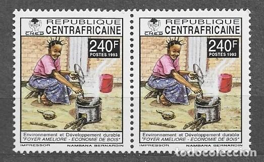 Sellos: Republica Centroafricana 1993 - El medio ambiente y el desarrollo sostenible - 1536** - 2000-10