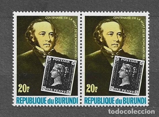 Sellos: Republica de Burundi 1979 - Centenario de la muerte de Sir Rowland Hill - 1532** - 2000-10
