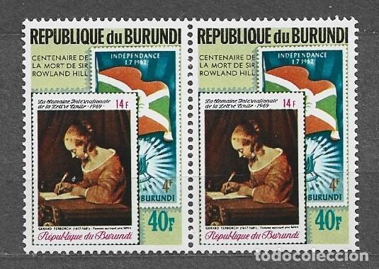 Sellos: Republica de Burundi 1979 - Centenario de la muerte de Sir Rowland Hill - 1535** - 2000-10