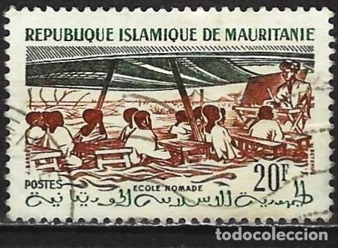 Sellos: Mauritania 1960 - Mi 171 - YT 148 - Escula n&oacute;mada