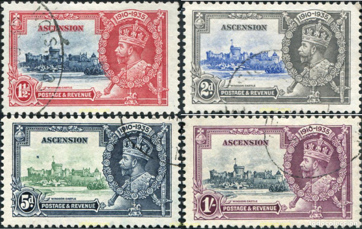 Sellos: 783204 USED ASCENSION 1935 CONMEMORACION DEL JUBILEO DE JORGE V