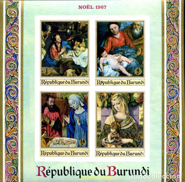 Sellos: 232622 MNH BURUNDI 1967 NAVIDAD