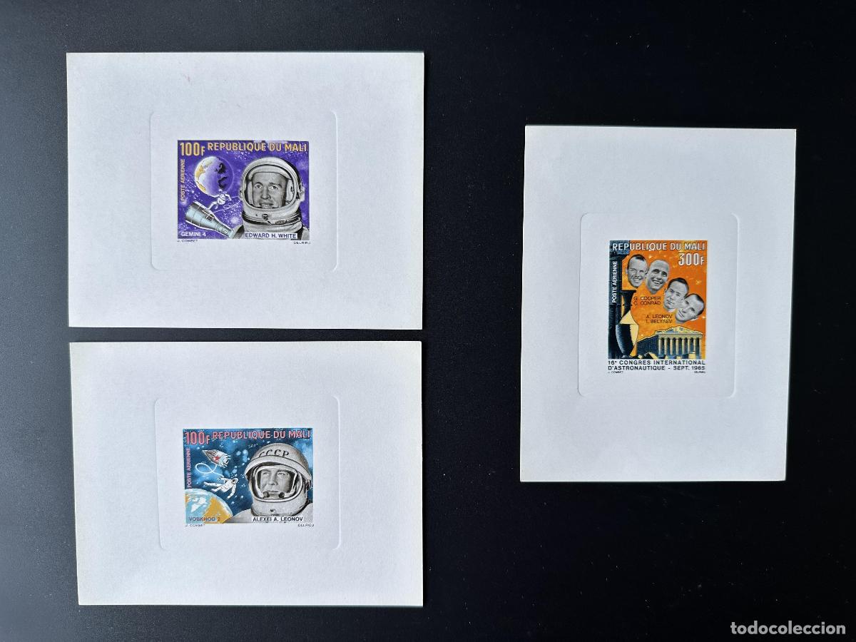 Sellos: Mali 1966 Mi. 117 - 119 evento de lujo Space Astronauts Cosmonauts Vostok 2