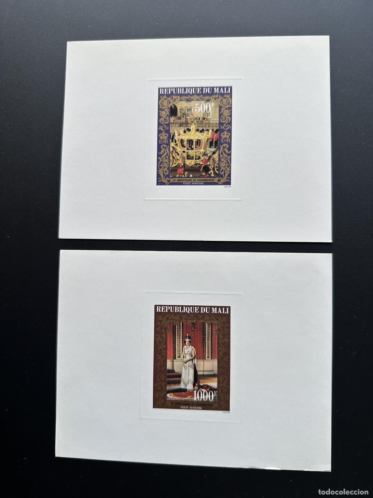 Sellos: Mali 1978 Mi. 663 - 664 a prueba de lujo Royalty Coronation Elizabeth II