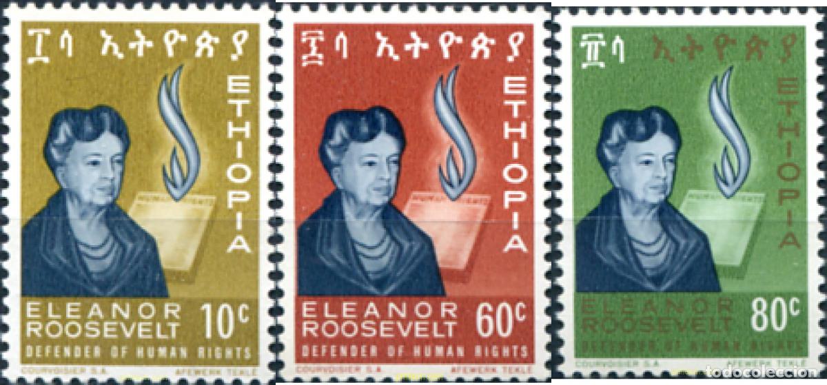 Sellos: 312051 MNH ETIOPIA 1964 SE&Ntilde;ORA ELEONOR ROOSEVELT