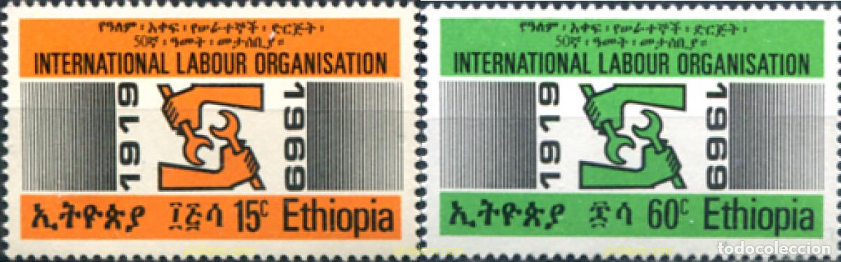 Sellos: 312062 MNH ETIOPIA 1969 ORGANIZACION INTERNACIONAL DEL TRABAJO