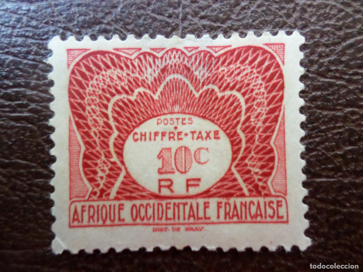 Sellos: africa occidental francesa, sello de tasa Yvert 1