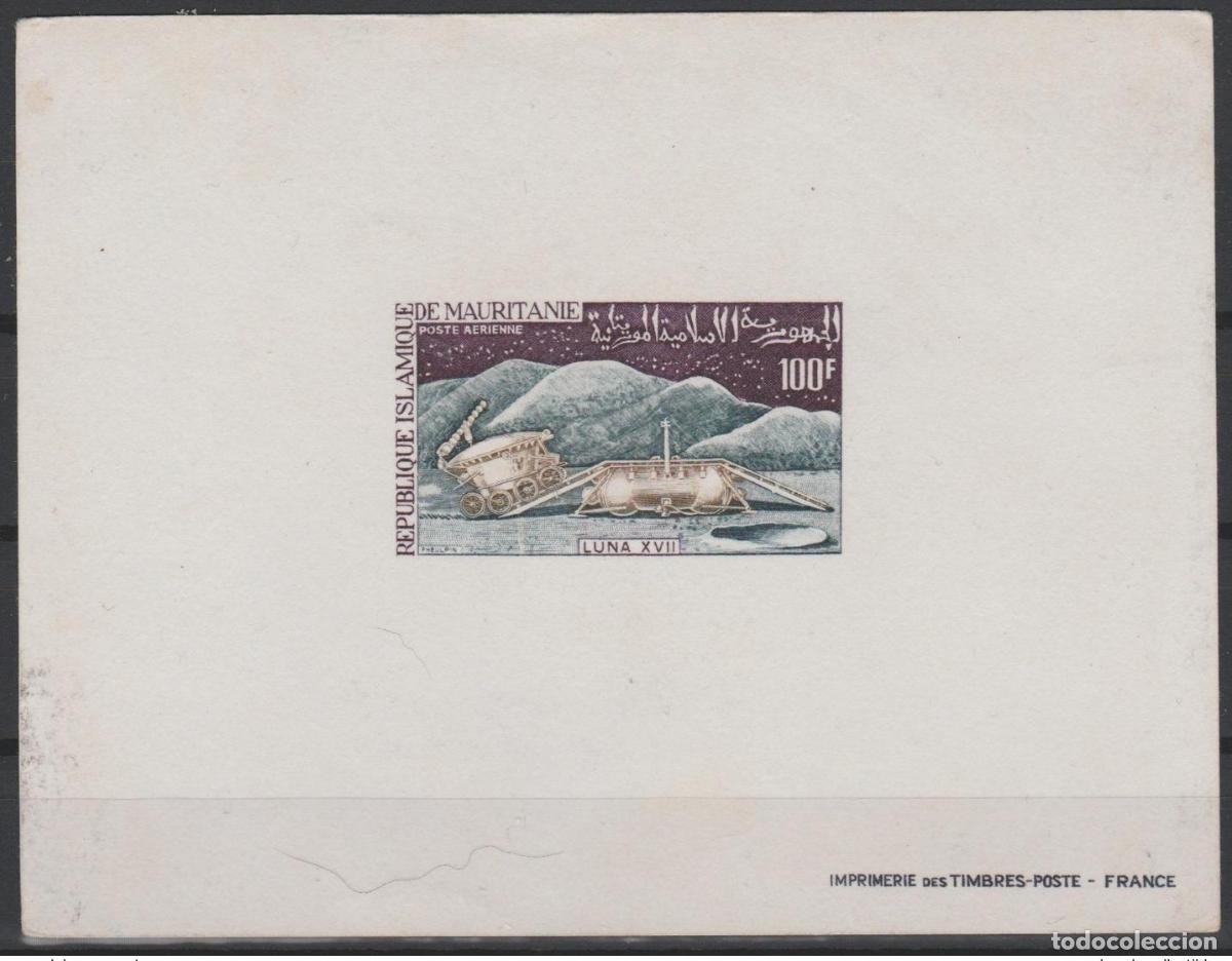 Sellos: Mauritania 1972 Mi. 444 Luxury Proof Luna XVII Sovi&eacute;tico