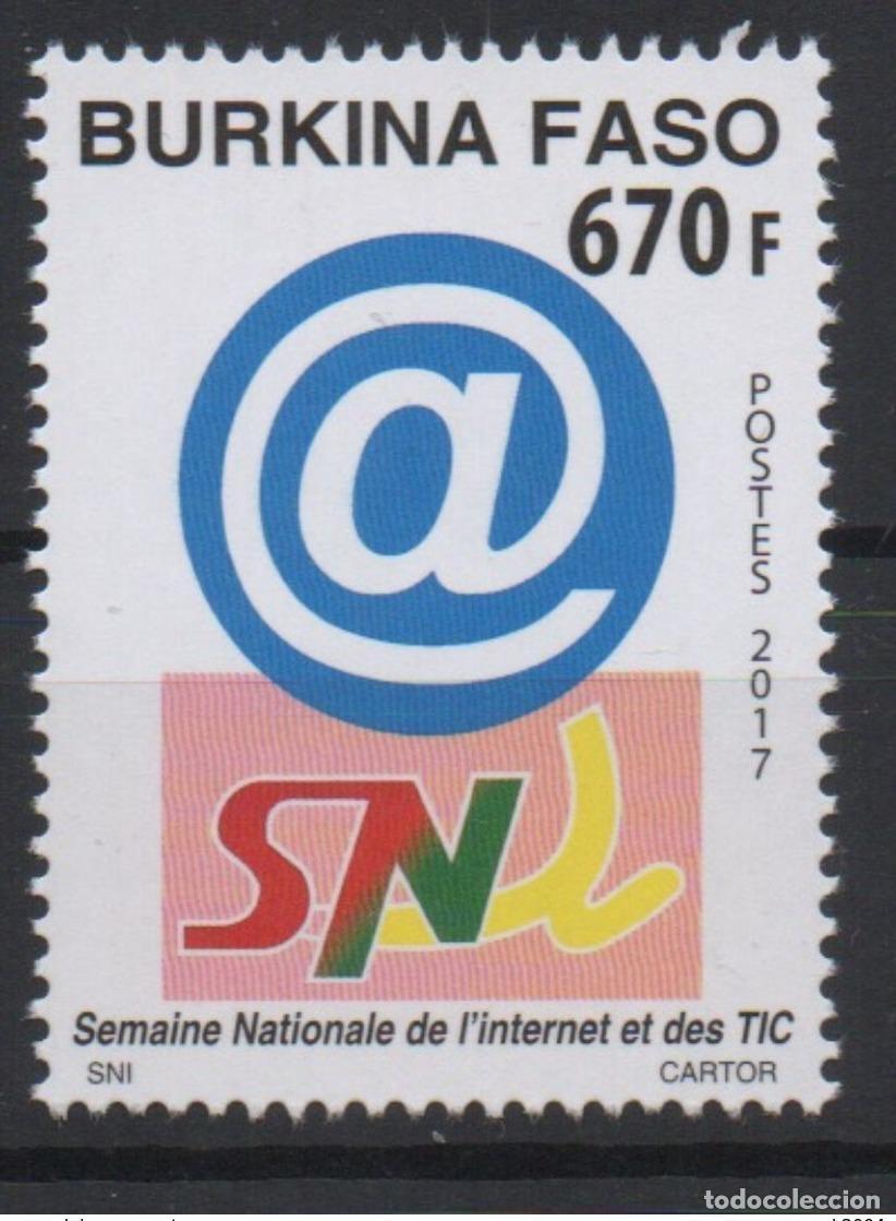 Sellos: Burkina Faso 2017 Mi.? Primera edici&oacute;n de la Semana Nacional Internet y las TIC del SNI.