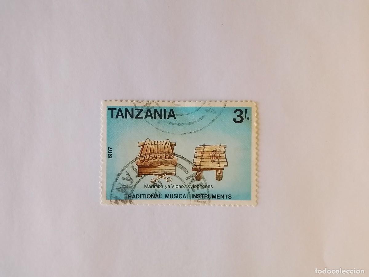 Sellos: A&Ntilde;O 1987 TANZANIA SELLO USADO
