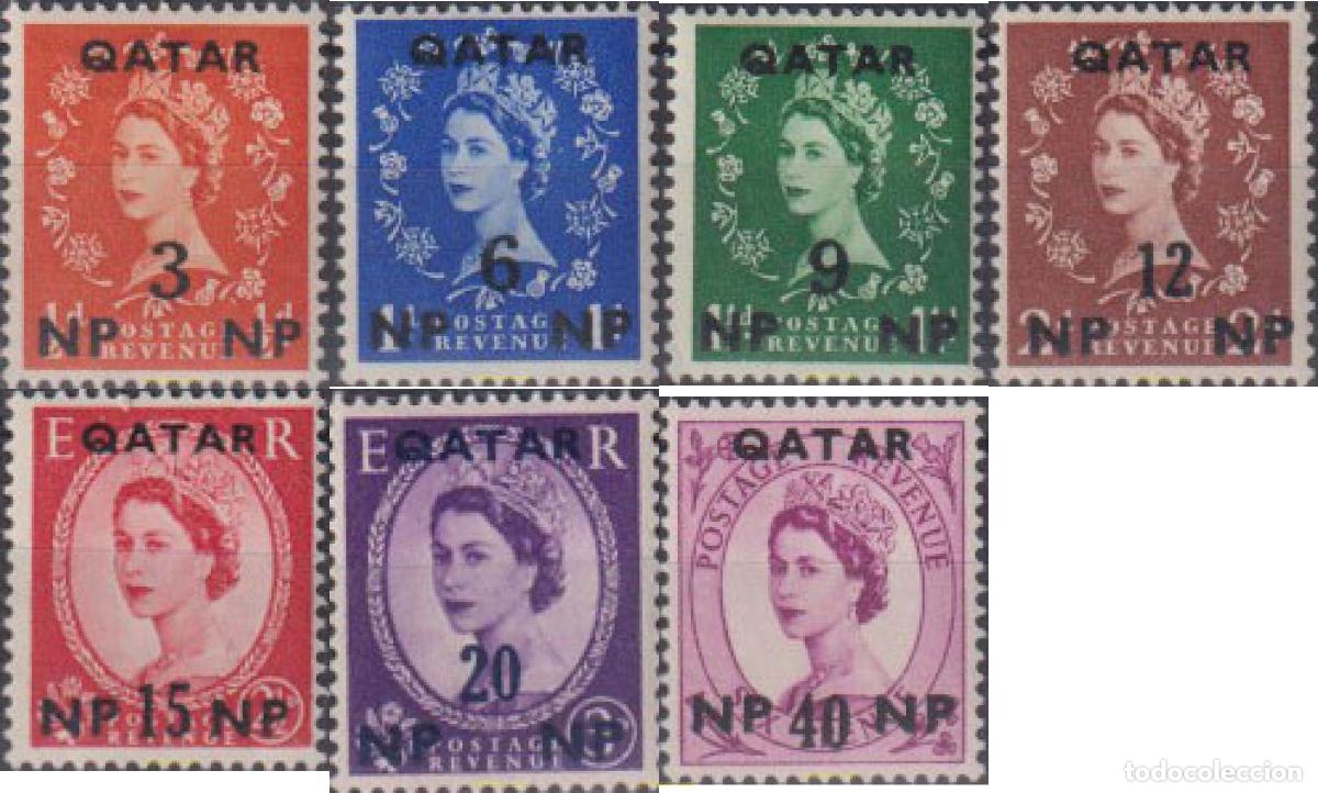 Sellos: 618765 MNH QATAR 1960 ISABEL II