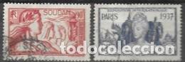 Sellos: SELLOS USADOS DE SUDAN FRANCES 1937, YT 97/ 98