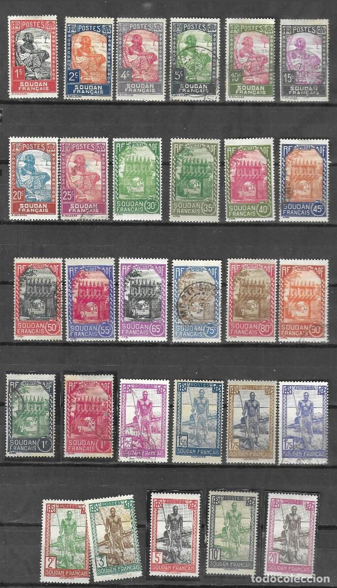 Sellos: SELLOS DE SUDAN FRANCES 1931, YT 60/ 88