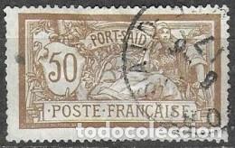 Sellos: SELLO USADO DE PORT SAID 1902, YT 31