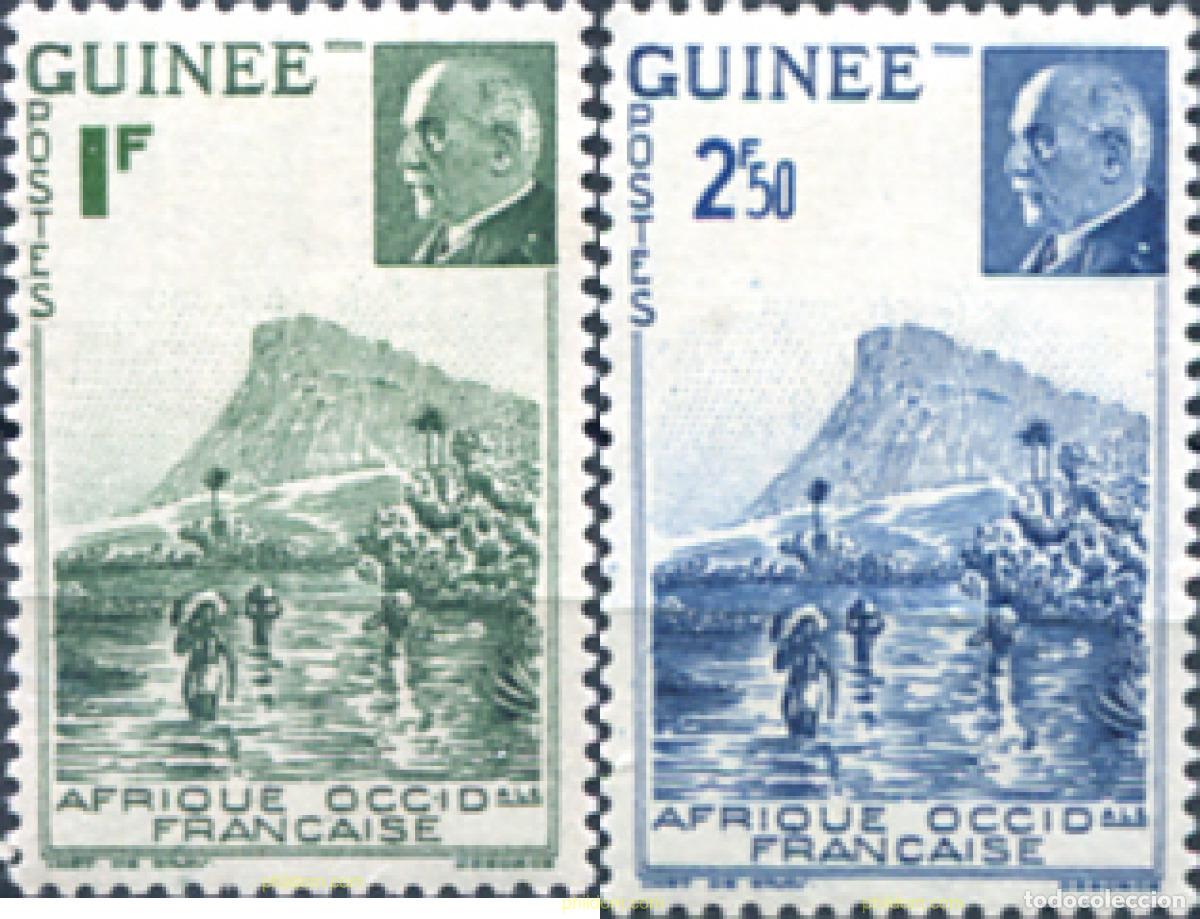 Sellos: 323033 MNH GUINEA FRANCESA 1941 MARISCAN PATAIN