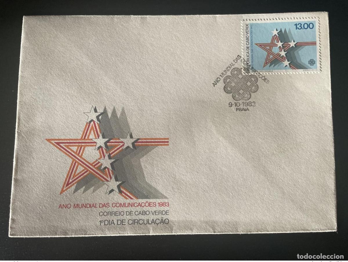 Sellos: Cabo Verde 1983 Mi. 477 FDC Communication Communica&ccedil;oes Kommunikation
