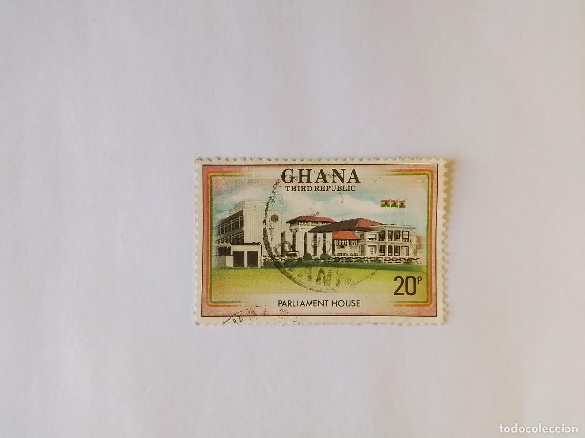 Sellos: A&Ntilde;O 1980 GHANA SELLO USADO