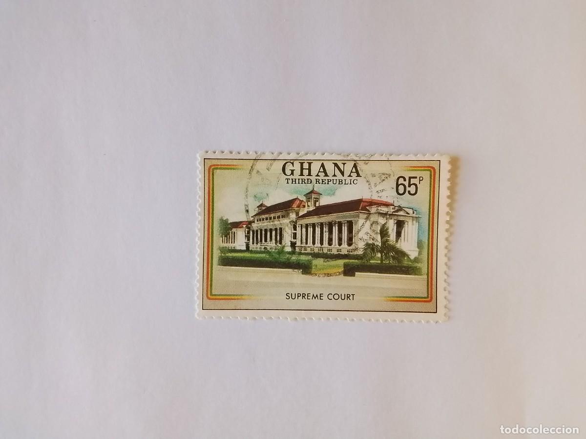Sellos: A&Ntilde;O 1980 GHANA SELLO USADO