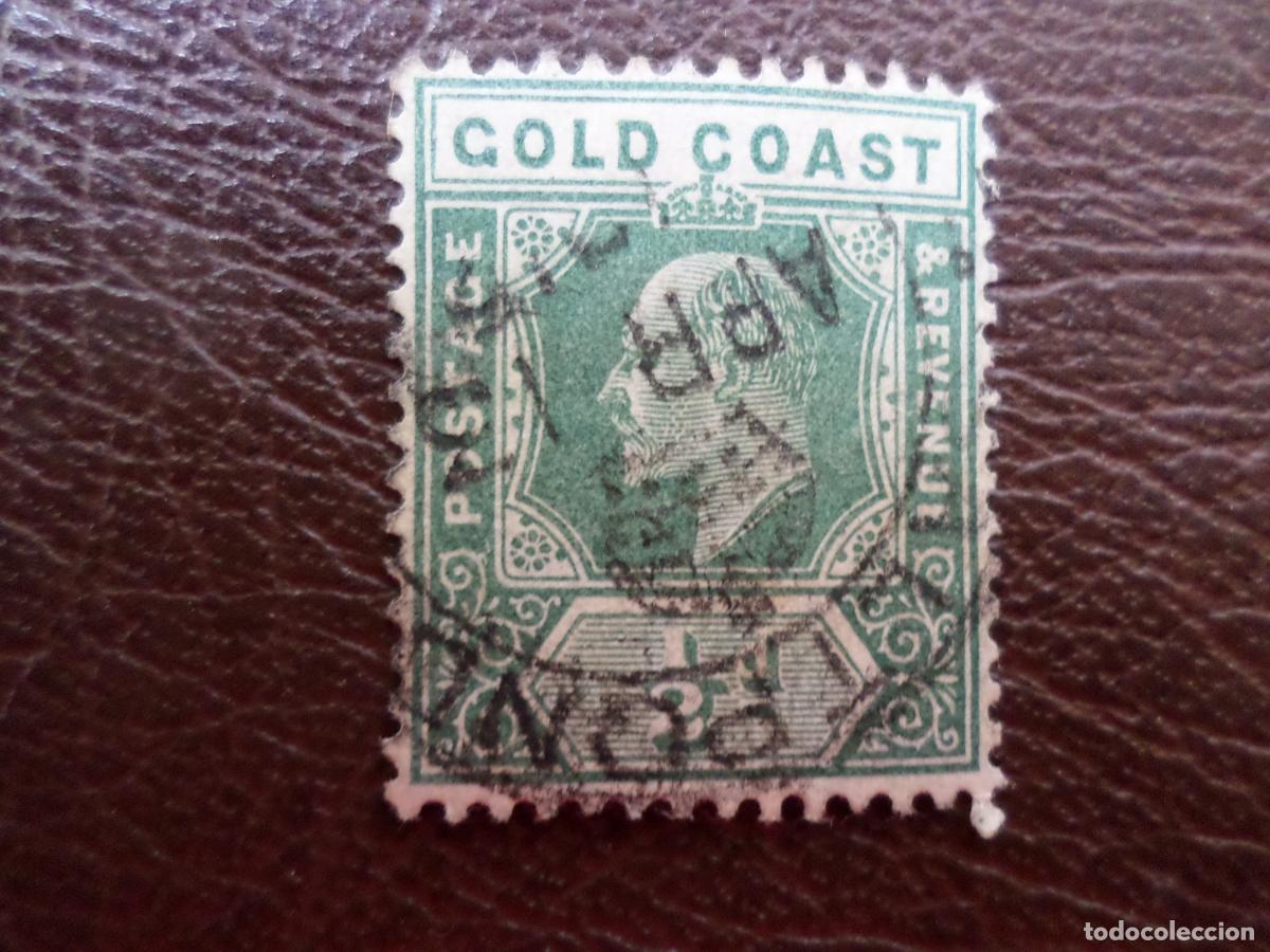 Sellos: *costa de oro, 1907, eduardo VII, Yvert 56