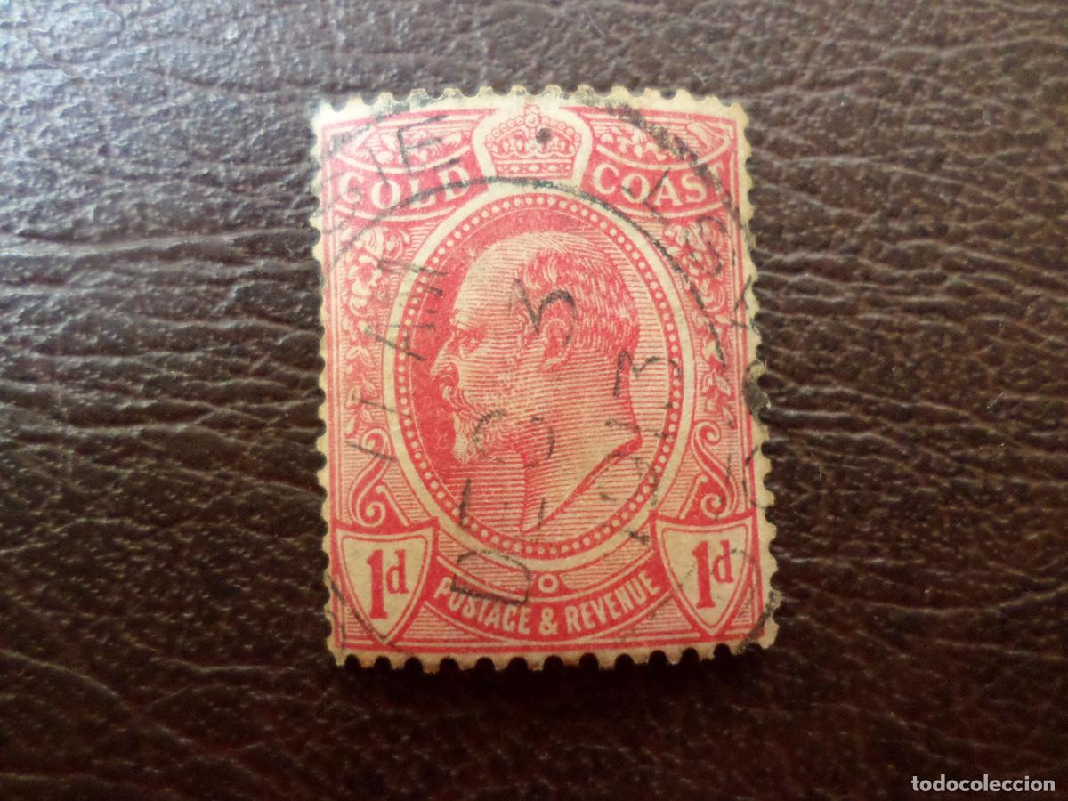 Sellos: *costa de oro, 1909, eduardo VII, Yvert 67